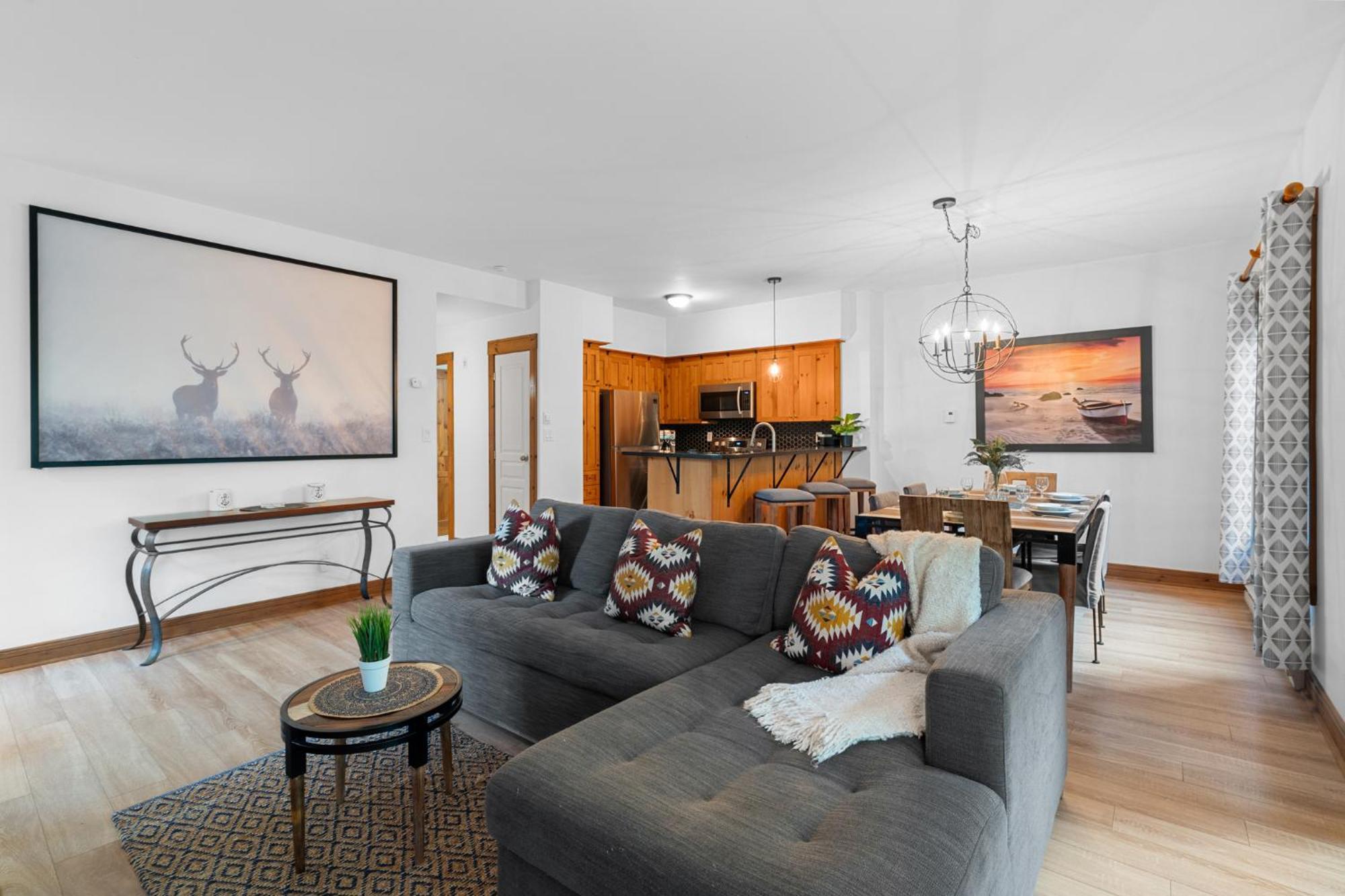 Les Falaises Tremblant - Ski Inout Condo W2Bdrs Mont-Tremblant Zewnętrze zdjęcie