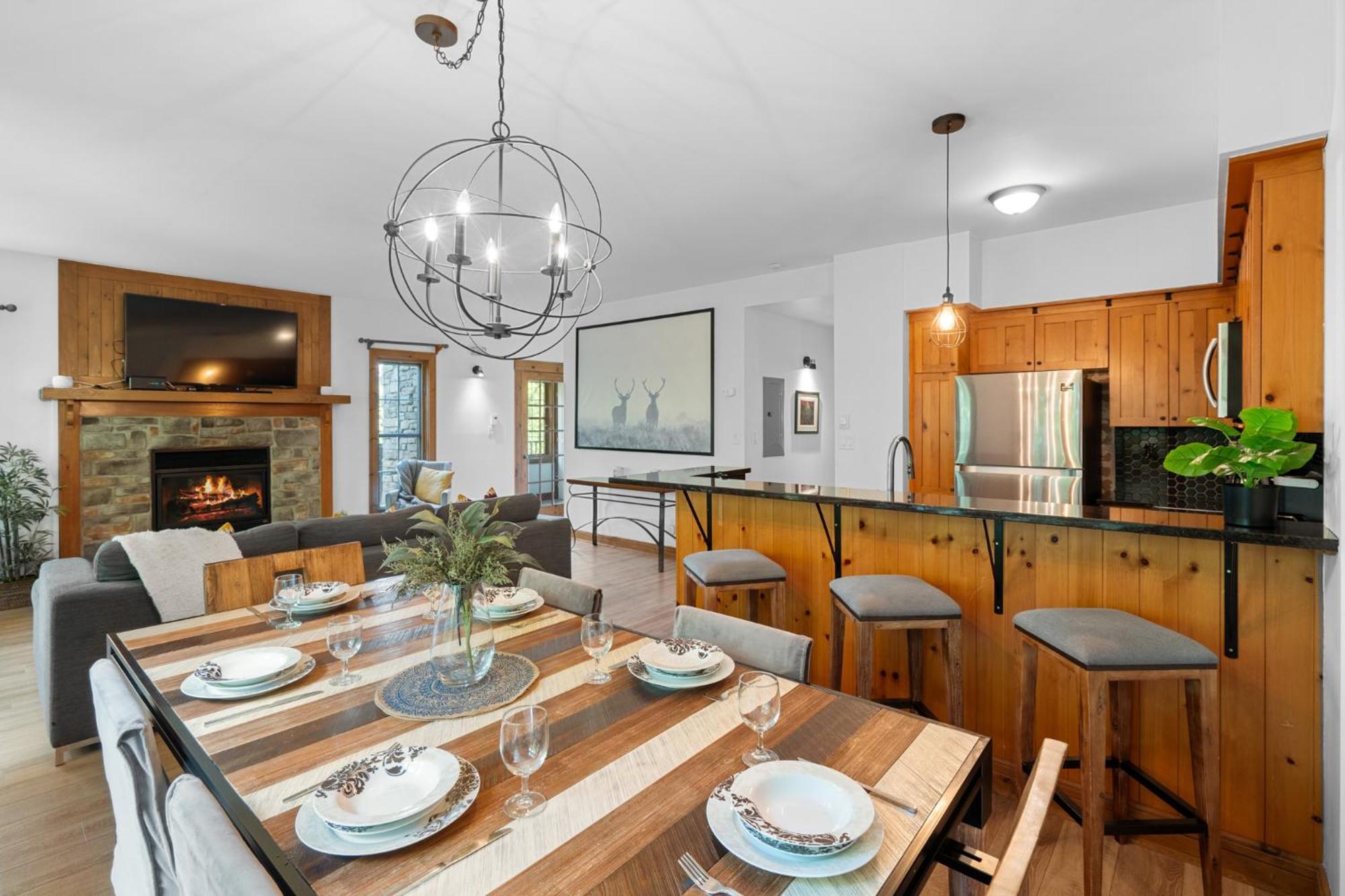 Les Falaises Tremblant - Ski Inout Condo W2Bdrs Mont-Tremblant Zewnętrze zdjęcie