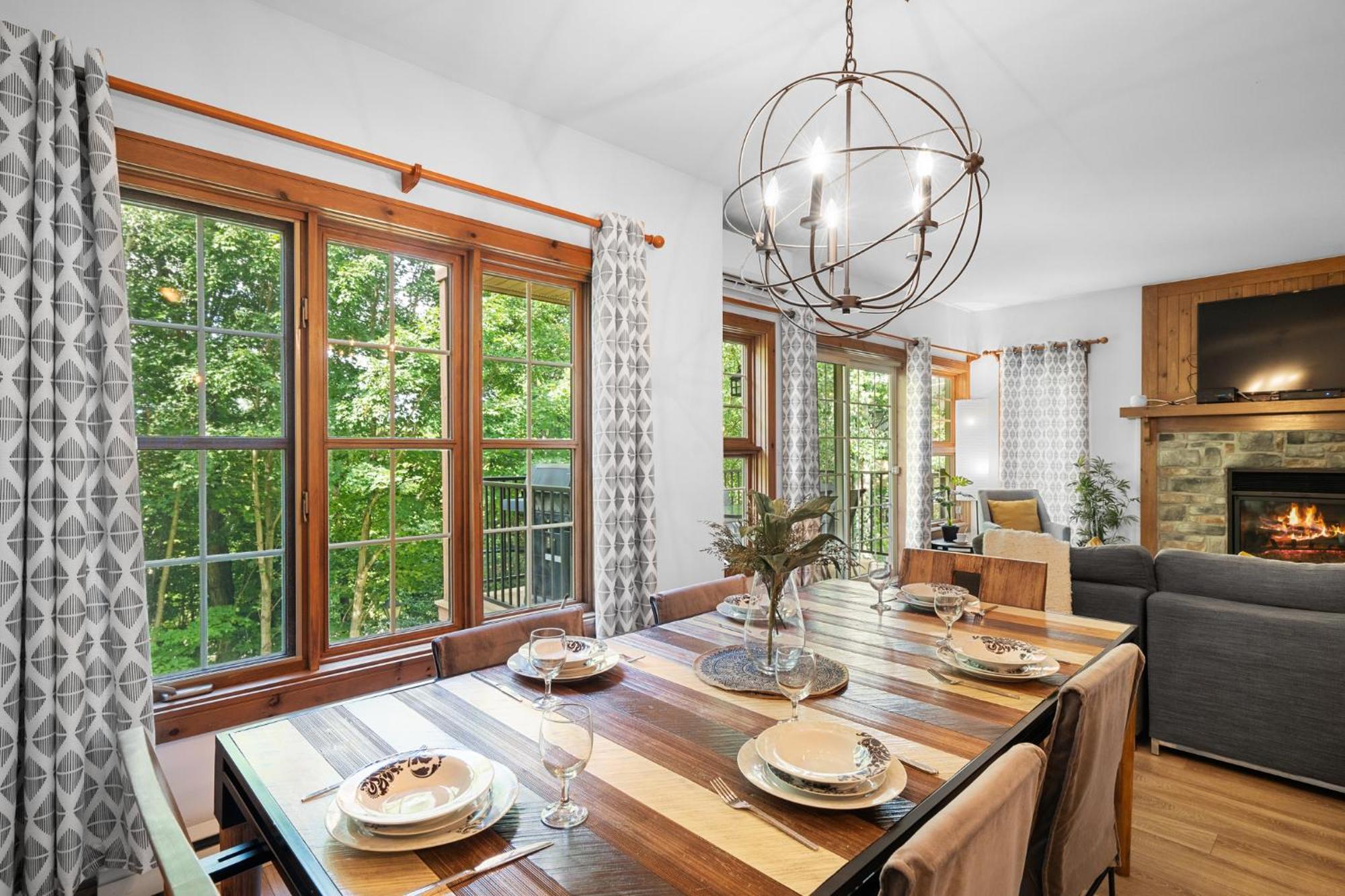 Les Falaises Tremblant - Ski Inout Condo W2Bdrs Mont-Tremblant Zewnętrze zdjęcie